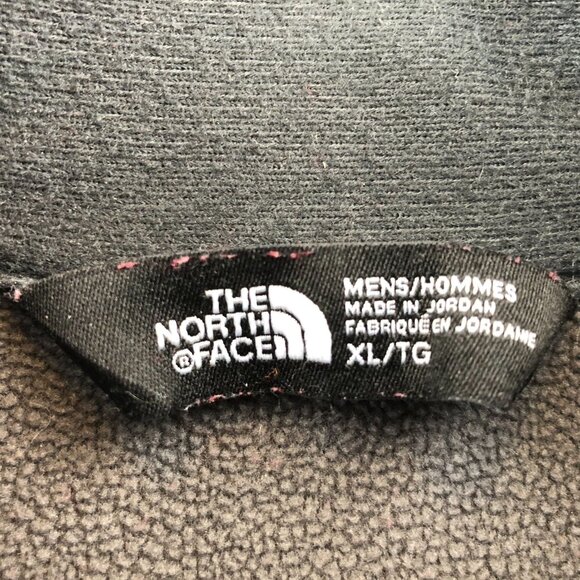 The North Face Mens Fleece Jacket XL Gray 1/4 Zip Pullover Bimbo Bakeries Casual - Picture 3 of 9